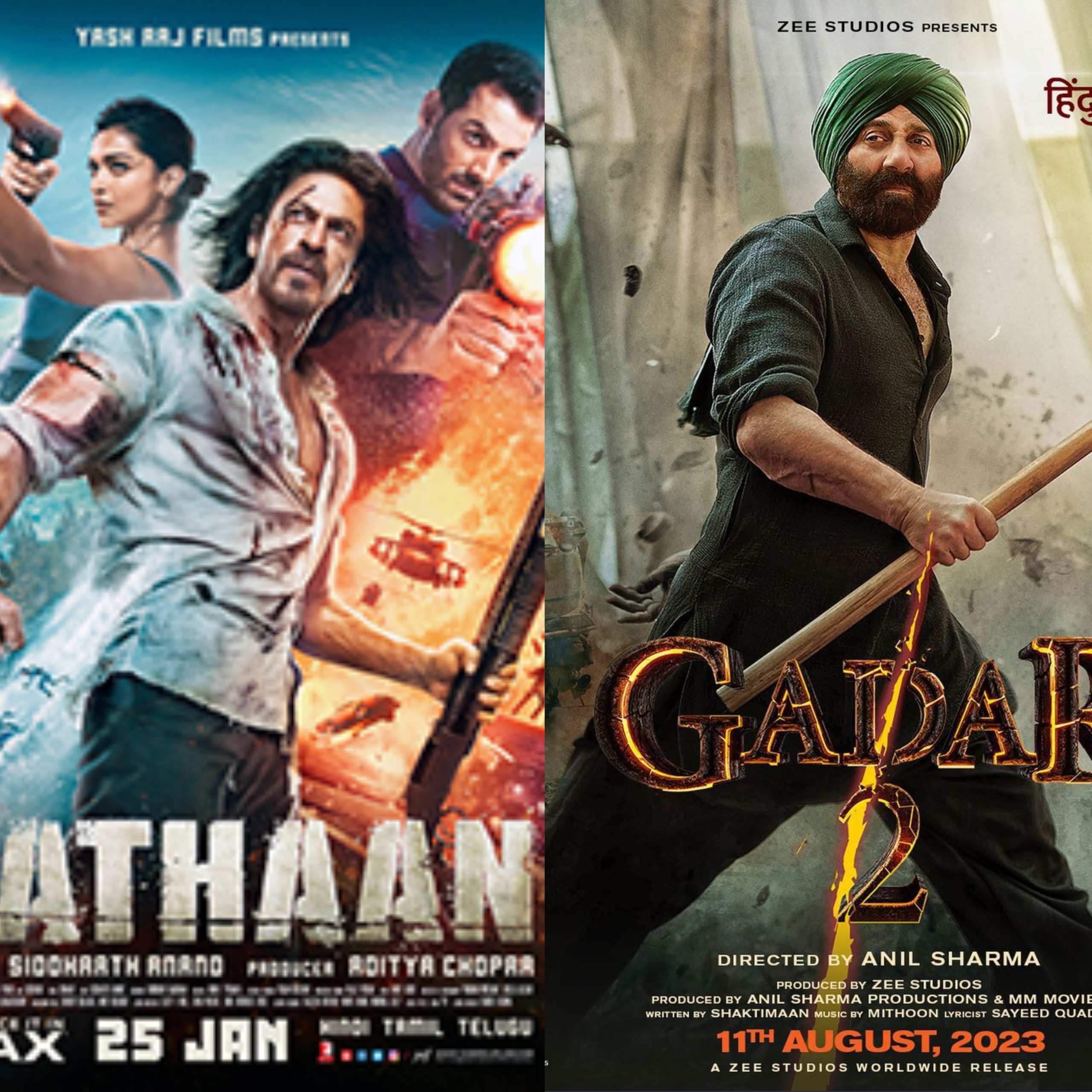 Gadar 2 Box Office क्या गदर 2 के तारा सिंह नहीं कर पाए Pathaan की बराबरी