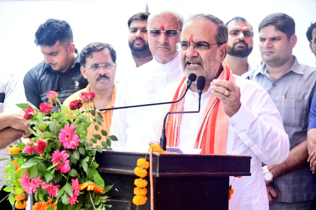 सहारनपुर पहुंचे भाजपा के प्रदेश अध्यक्ष भूपेंद्र सिंह चौधरी का किया गया स्वागत