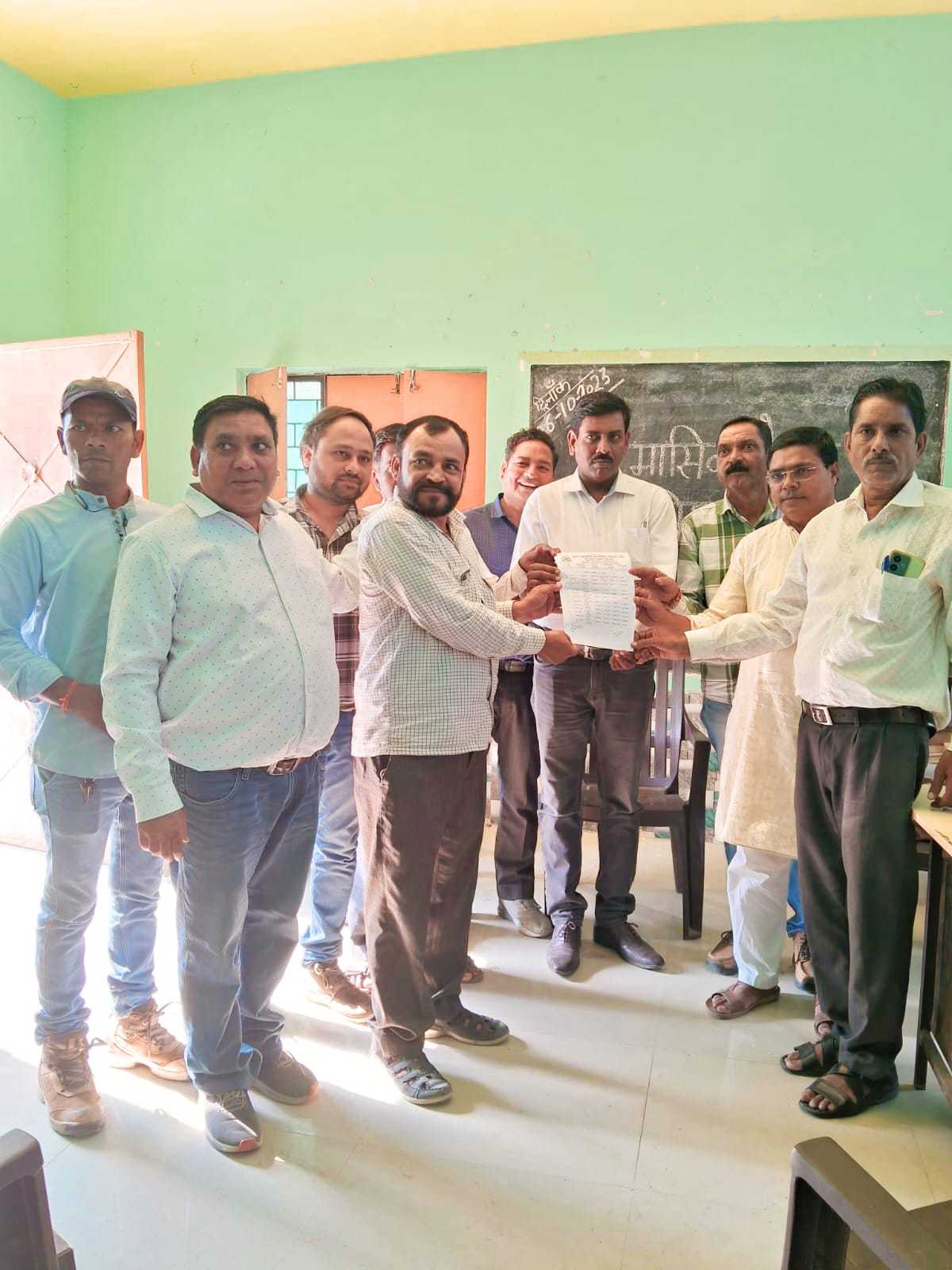 9 अक्टूबर को लखनऊ में होने वाले धरने को लेकर हुई बैठक