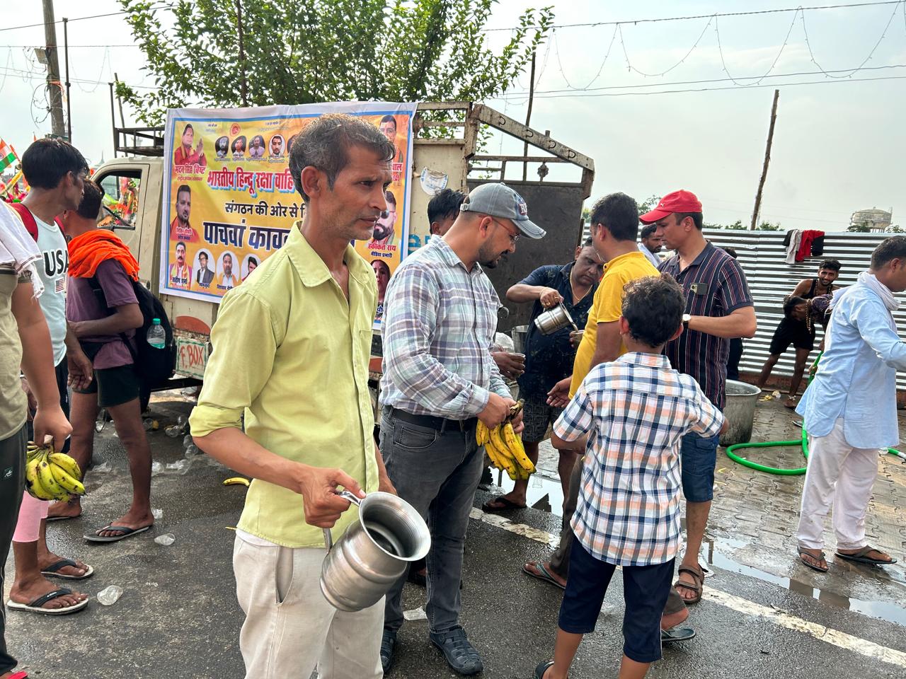 हरिद्वार रुड़की मंगलौर में,भारतीय हिन्दू रक्षा वाहिनी ने पांचवा कावड़ सीवर का किया अयोजन