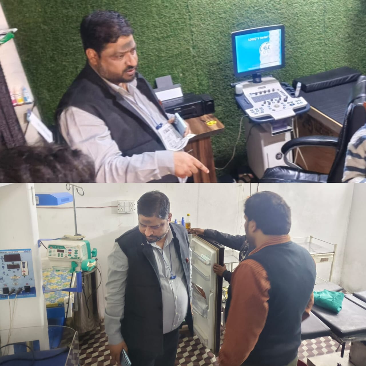 स्वास्थ्य विभाग सख्त : डिप्टी सीएमओ डॉ लईक ने मारा छापा, दो संस्थानों पर एक्शन!!