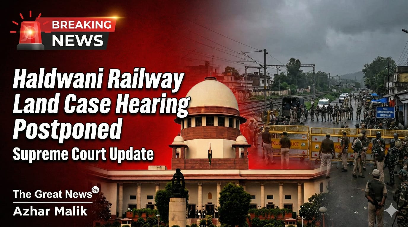 Haldwani Banbhoolpura Railway Encroachment Case: Supreme Court Hearing Postponed, New Date 10 December
