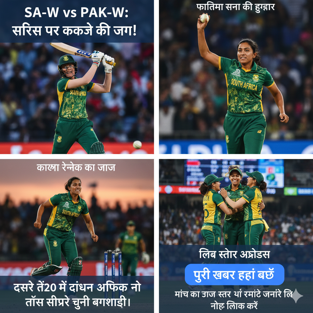 SA-W vs PAK-W: सीरीज पर कब्जे की जंग!