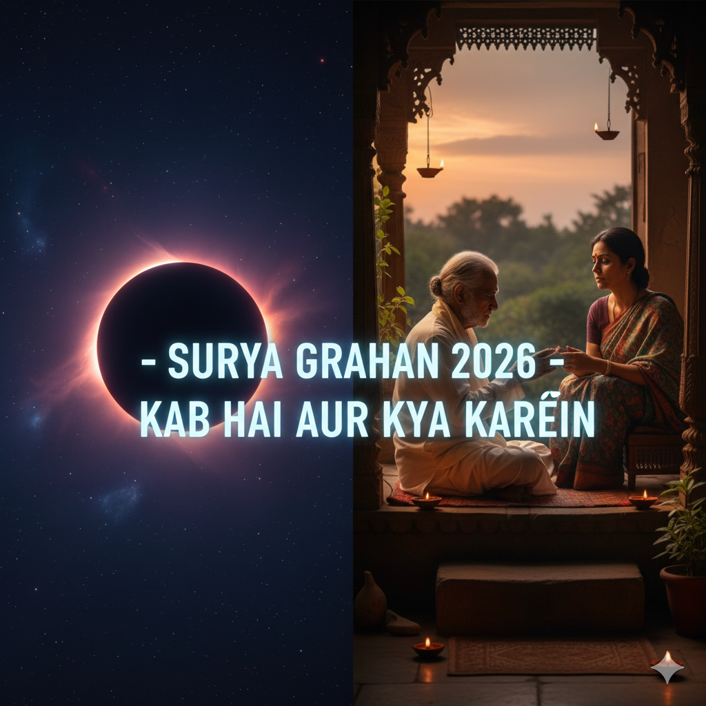 Surya Grahan 2026: कब लगेगा साल का पहला सूर्य ग्रहण? जानें भारत में सूतक काल का समय और जरूरी सावधानियां