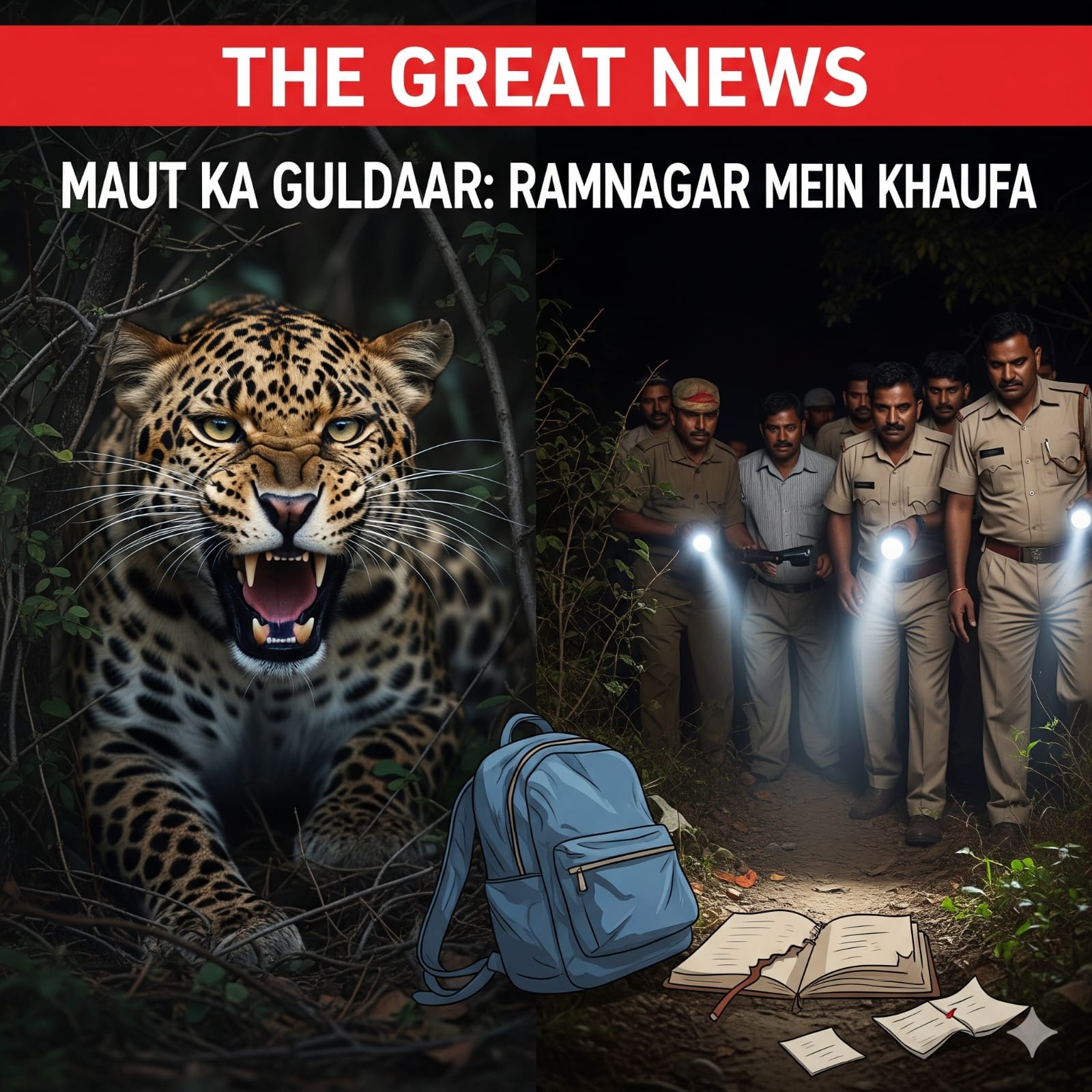 जंगल छोटा पड़ा या इंसान का खून हुआ सस्ता? रामनगर में आदमखोर की नई सल्तनत और बेबस खाकी का पहरा