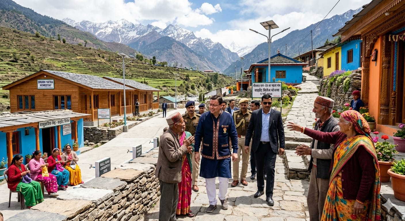  सीमावर्ती गांवों की बदलेगी तस्वीर! ‘वाइब्रेंट विलेज’ योजना को CM धामी ने बताया गेम-चेंजर 