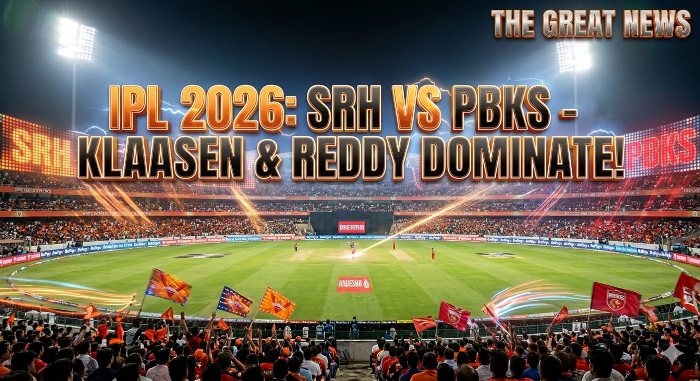 SRH vs PBKS 2026 Update: राजीव गांधी स्टेडियम में गरजा Klaasen का बल्ला, हैदराबाद ने पंजाब को धोया