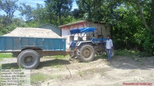 वन विभाग फिर एक्टिवा अवैध खनन के दो वाहनों पर कार्रवाई