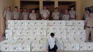 Uttrakhand Jaspur news : अवैध अंग्रेजी शराब के साथ तस्कर गिरफ्तार