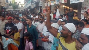 धूमधाम से निकाली गई रामडोल शोभा यात्रा